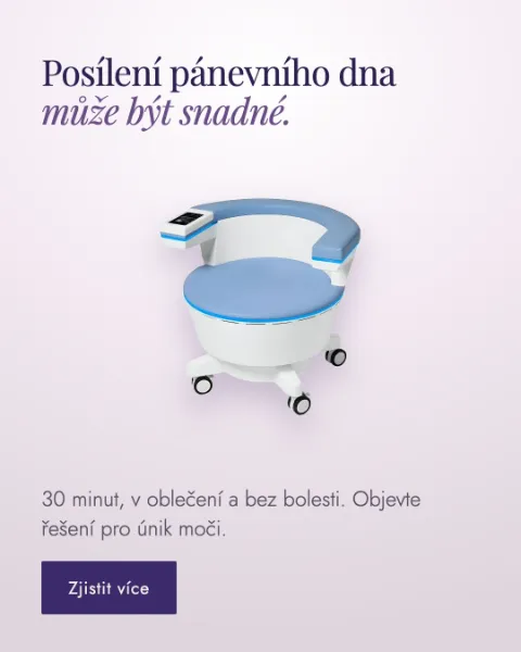 Reklamní kreativa kliniky ViClinic — posílení pánevního dna